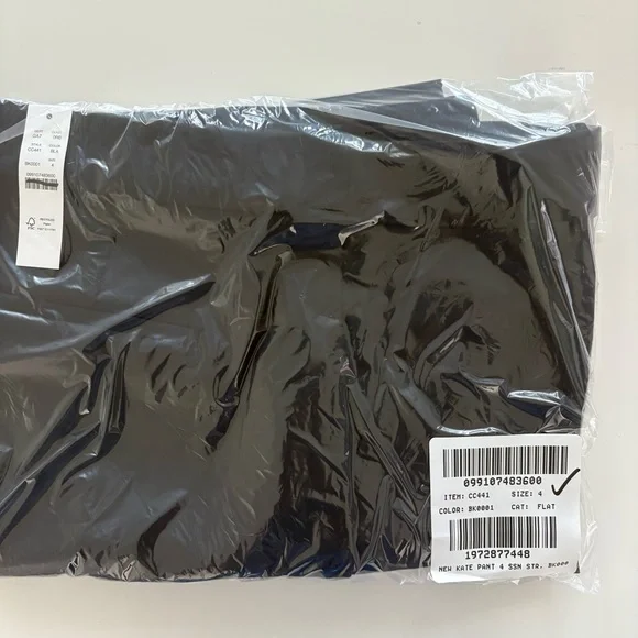 NWT J. Crew Kate Straight-leg Pant Four-season Stretch Black - Picture 4 of 5